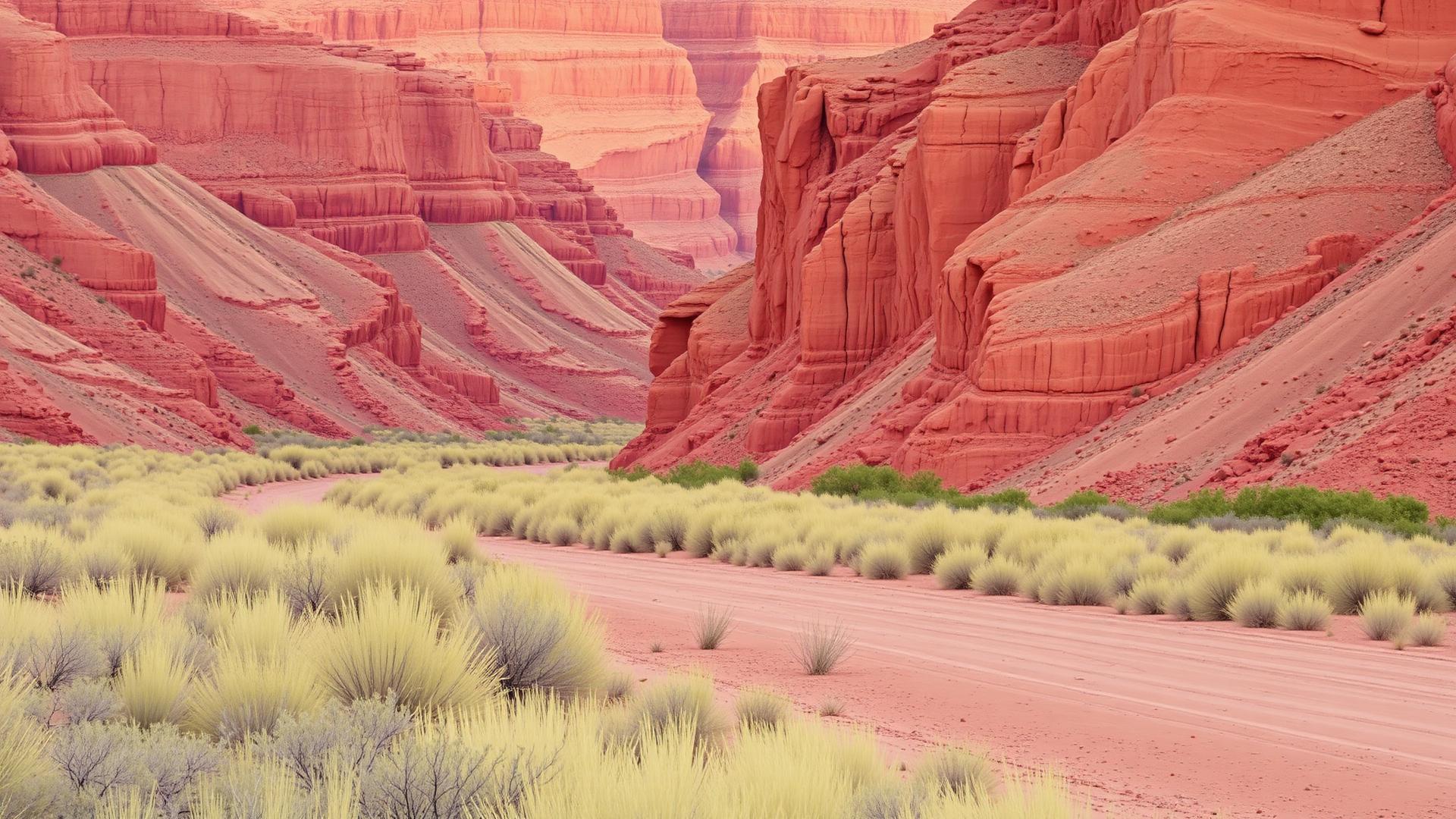 Canadian River canyon walls